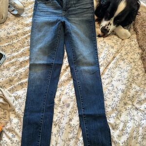 BKE Women's Medium-Dark Blue Skinny Jeans